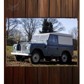 Металлическая табличка Land Rover Series III SWB Van